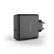 AISENS Cargador PD3.0 QC3.0 1 Puerto 1xUSB-C 60W, Negro - ASCH-1PD60-BK